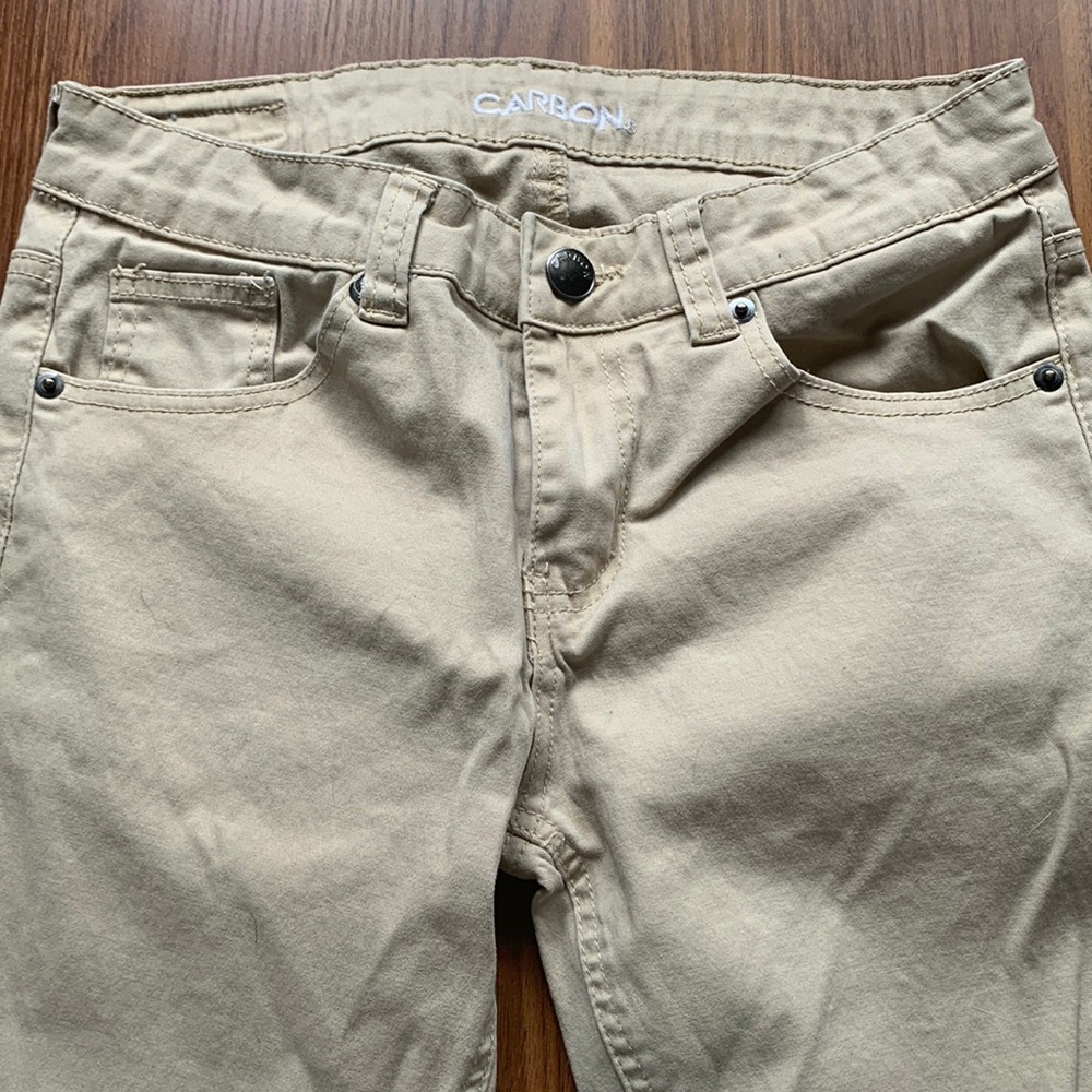 Tan men’s skinny jeans